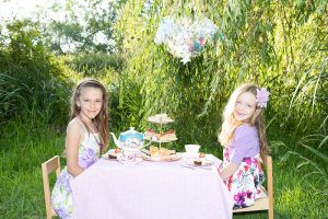 Tea Party at Trout Lake - smiling girls