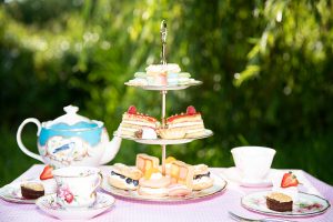 Tea Party at Trout Lake - table of treats